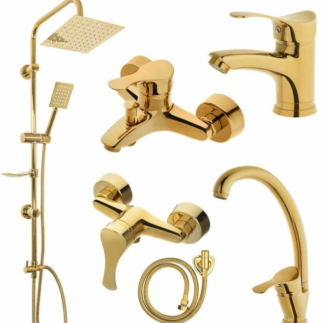 شیر آلات 6تیکه لاله طلایی